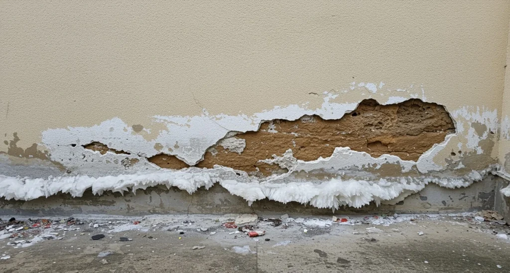 Salitre em parede externa - LABO AAI