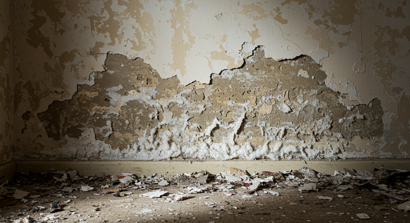 Quais são os sintomas de um problema de salitre na habitação