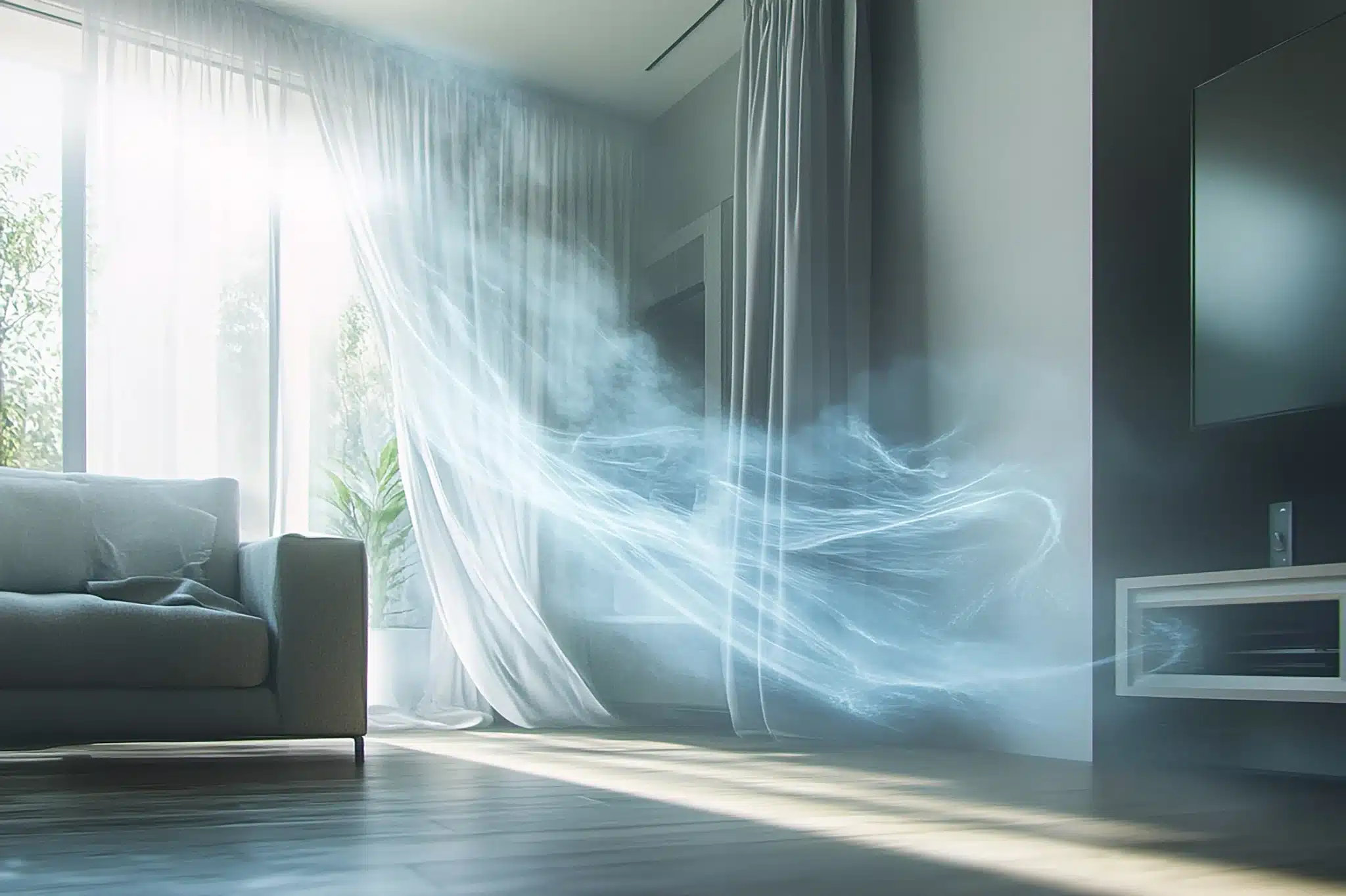 Quais são os riscos de uma má ventilação da casa?